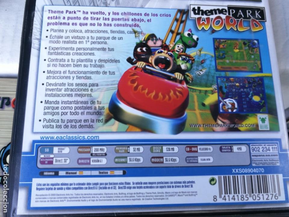 Videojuegos y consolas: JUEGO PC THEME PARK WORLD - Foto 2