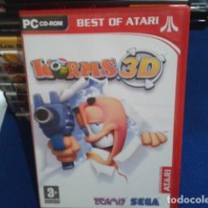 Videojuegos y Consolas: PC CD-ROM SEGA ( WORMS 3D - DOS DISCOS ) BEST OF ATARI - COMPLETO