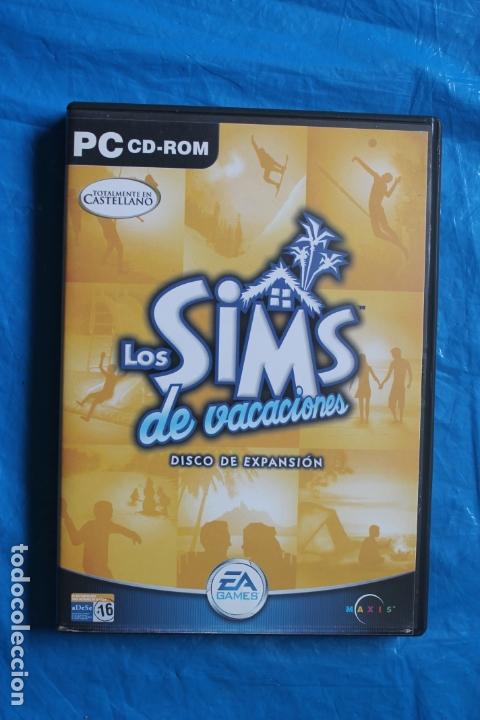 Videojuegos y consolas: LOS SIMS DE VACACIONES, DISCO DE EXPANSION - Foto 1