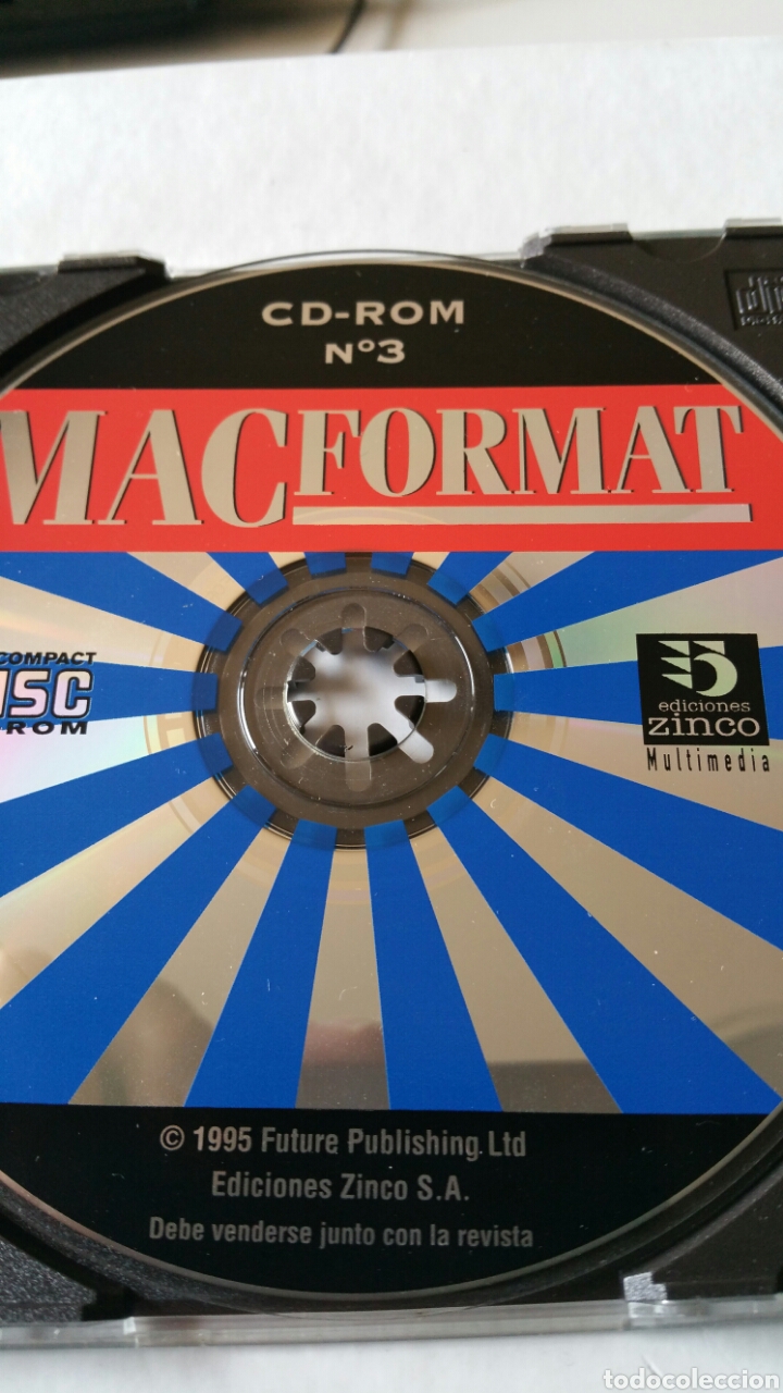 Videojuegos y consolas: MACFORMAT, cd-rom n.3 , 1995 ( ediciones Zinco ). - Foto 4