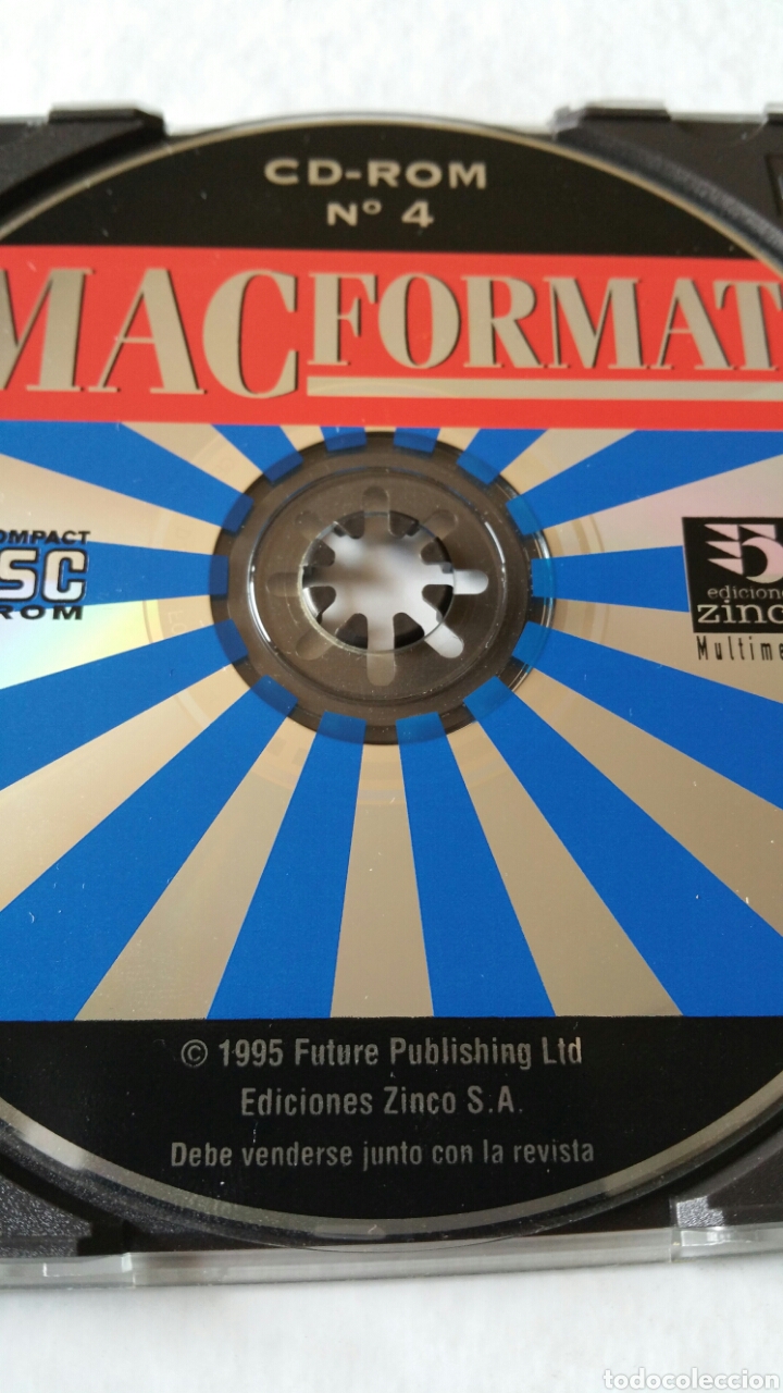 Videojuegos y consolas: MACFORMAT, Cd-rom n.4, 1995 ( ediciones Zinco ). - Foto 4