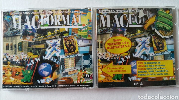 Videojuegos y consolas: MACFORMAT, cd-rom n.2, 1995 ( ediciones Zinco ). - Foto 5