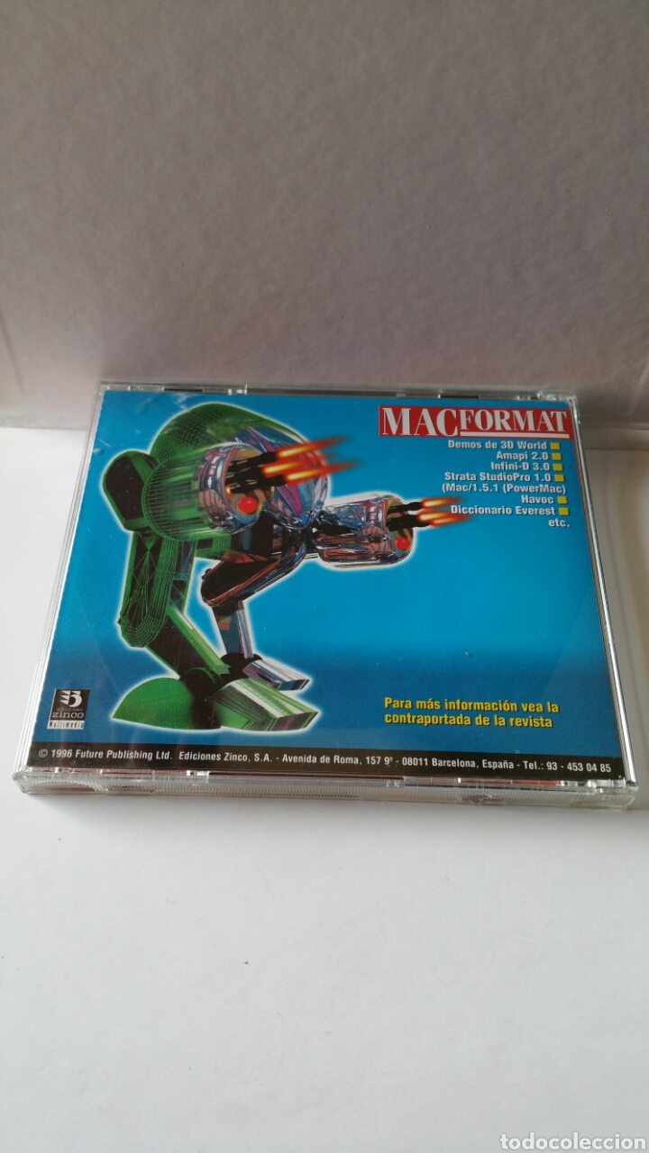 Videojuegos y consolas: MACFORMAT, cd-rom n.12, 1996 (ediciones Zinco ) - Foto 2