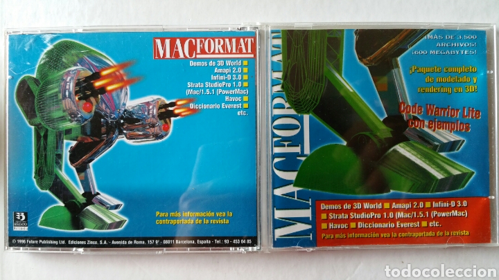 Videojuegos y consolas: MACFORMAT, cd-rom n.12, 1996 (ediciones Zinco ) - Foto 5
