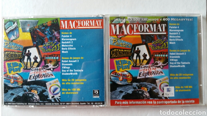 Videojuegos y consolas: MACFORMAT, cd-rom n.13, 1996 (ediciones Zinco ) - Foto 5