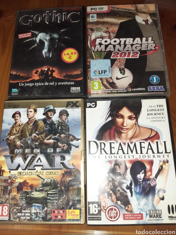 Videojuegos y consolas: Lote de 4 videojuegos para pc - Foto 1