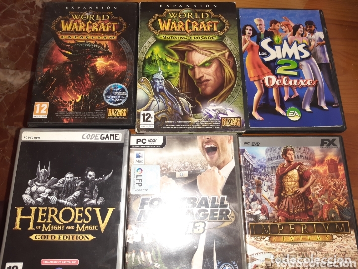 Videojuegos y consolas: Lote de 6 videojuegos para pc - Foto 1