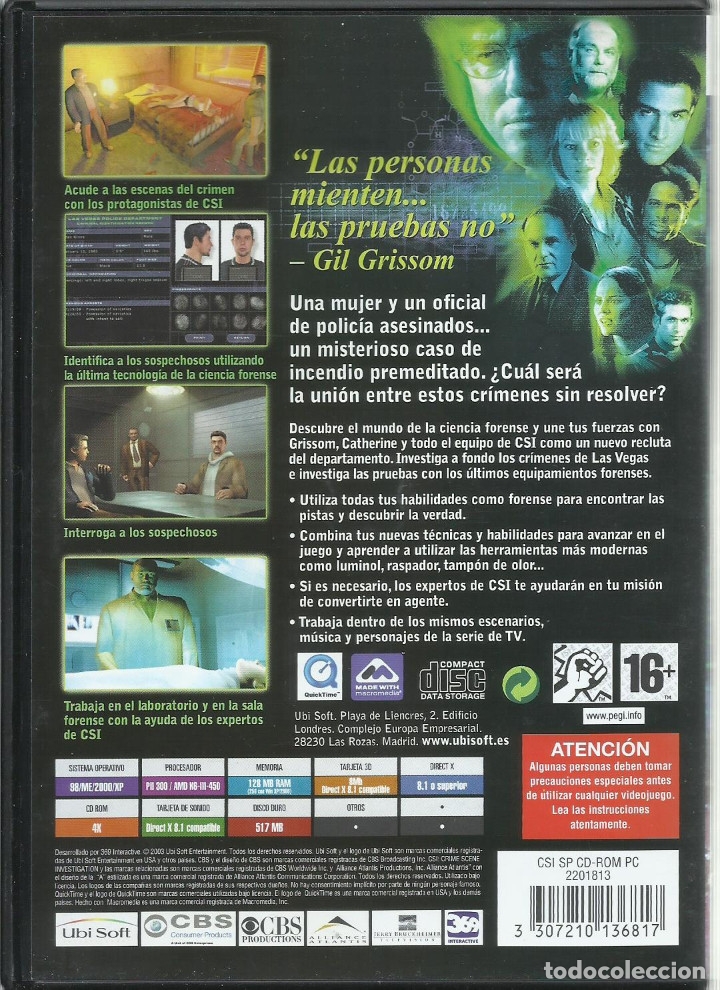 Videojuegos y consolas: CSI: Crime Scene Investigation - Foto 2