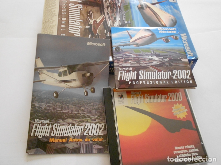 Videojuegos y consolas: ANTIGUO JUEGO PARA PC - FLIGHT SIMULATOR 2000 Y 2002 EDICION PROFESIONAL - Foto 2