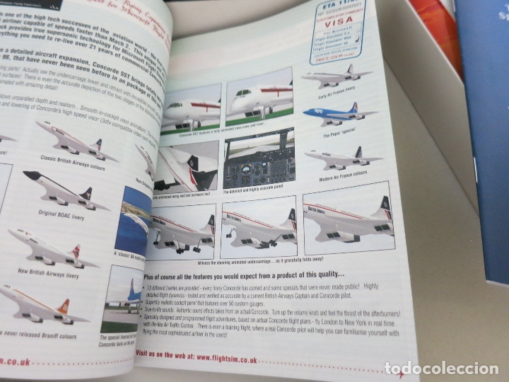 Videojuegos y consolas: CONCORDE PC SIMULADOR SIMULATOR SST SUPERSONIC TRANSPORT FOR MICROSOFT FLIGHT SIMULATOR 98 - Foto 9