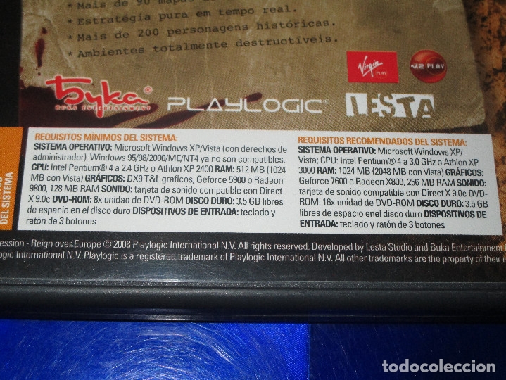 Videojuegos y consolas: AGGRESSION ( REIGN OVER EUROPE ) - PC DVD ROM - PLAYLOGIC - VIRGIN - Foto 4