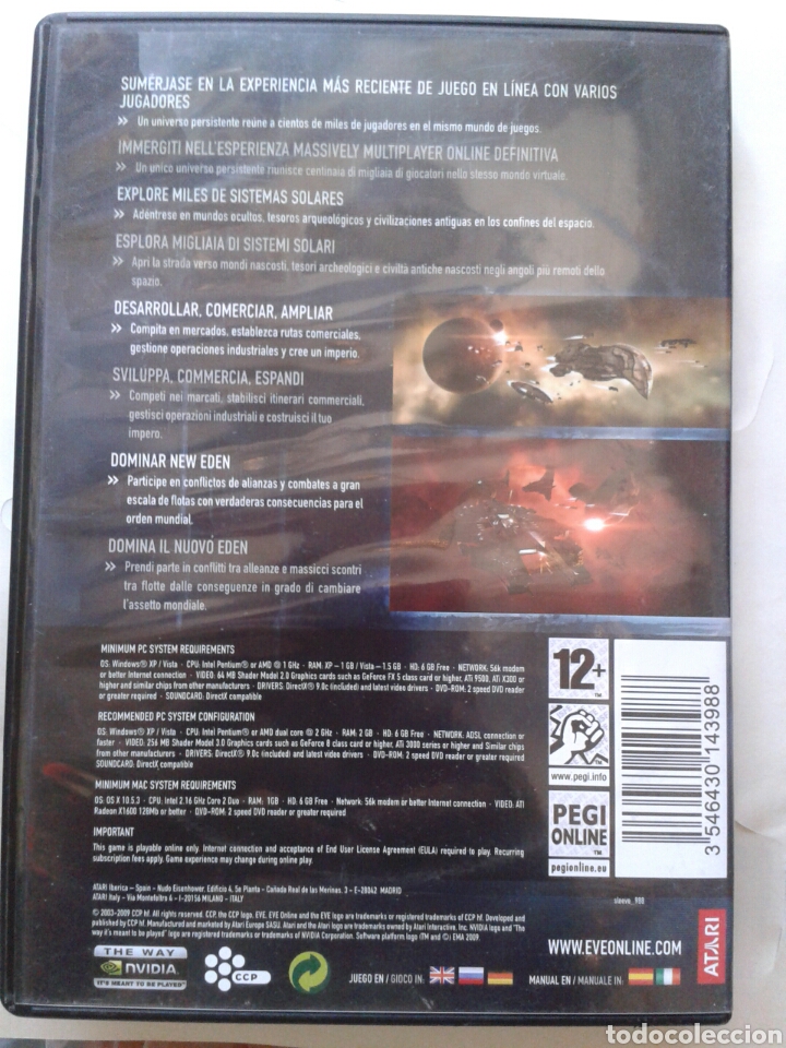 Videojuegos y consolas: EVE - SPECIAL EDITION - PC - Foto 2
