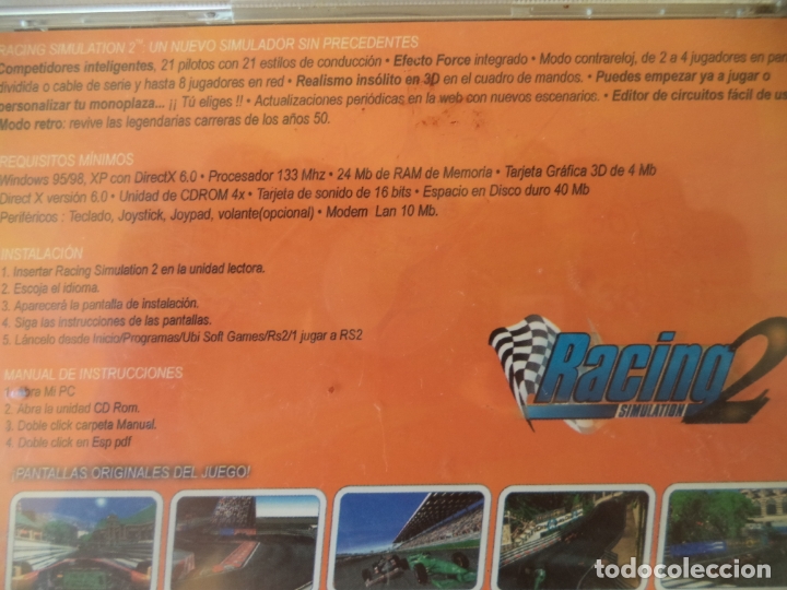 Videojuegos y consolas: JUEGO PC RACING2 SIMULATION  UBI SOFT - Foto 2