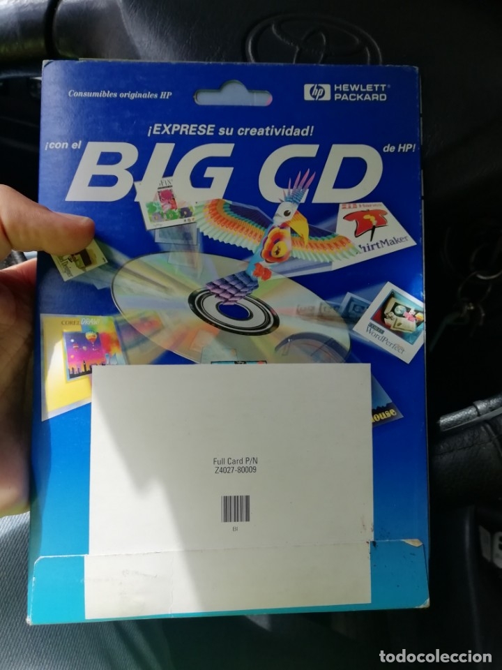 Videojuegos y consolas: Antiguo programa software pc big cd Hp Hewlett Packard Dise&ntilde;o impresora Deskjet - Foto 1