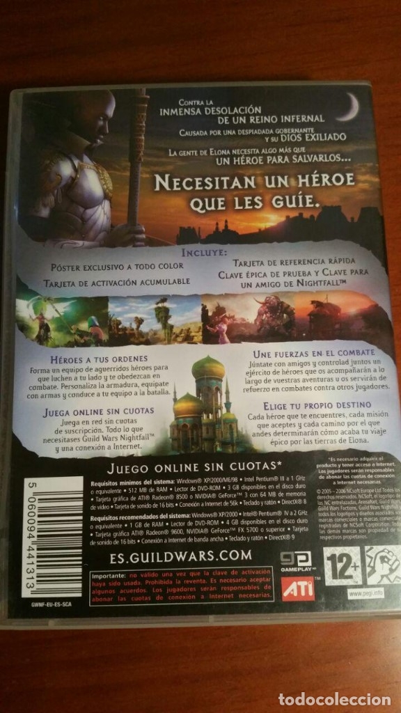 Videojuegos y consolas: Guild Wars Nightfall (PC DVD-ROM) - Foto 3