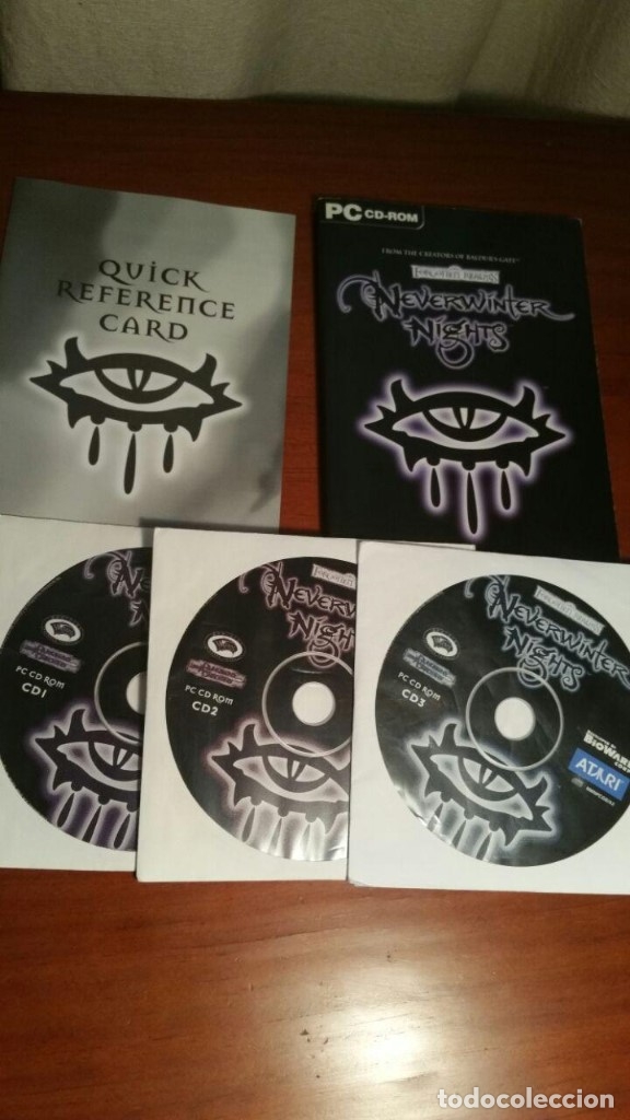 Videojuegos y consolas: NEVERWINTER NIGHTS / TOTALLY / PC CD-ROM / 3 CD - Foto 3