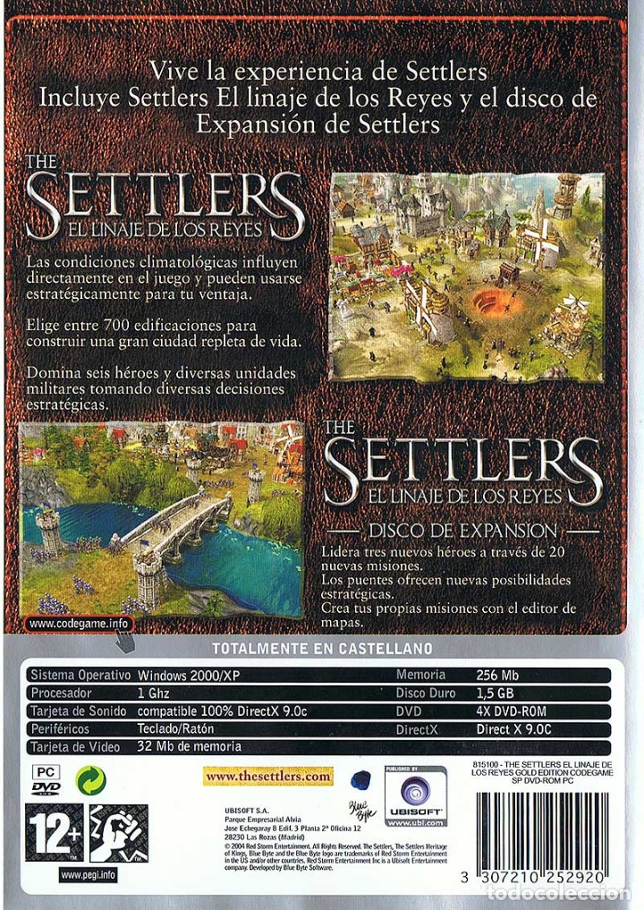 Videojuegos y consolas: Settlers. El linaje de los reyes. Gold Edition. PC. Ubisoft - Foto 2