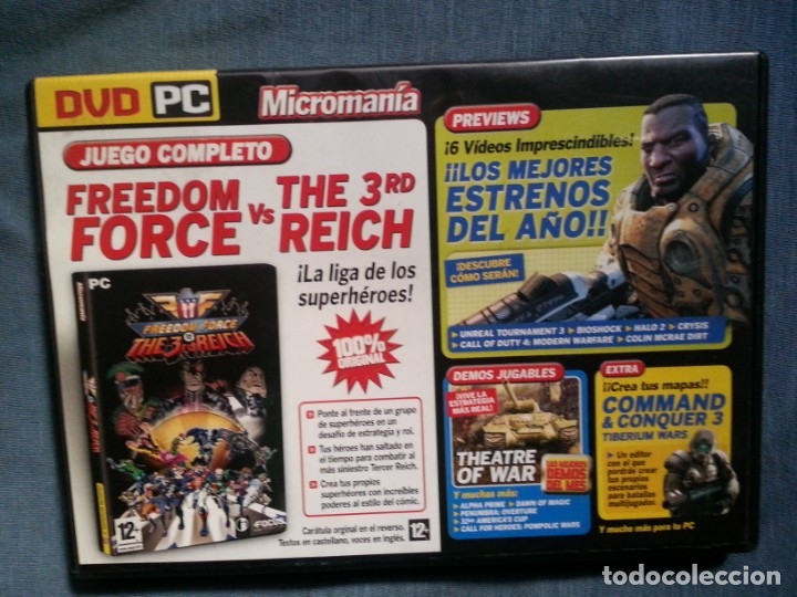 Videojuegos y consolas: FREEDOM FORCE VS THE 3RD REICH - Foto 1