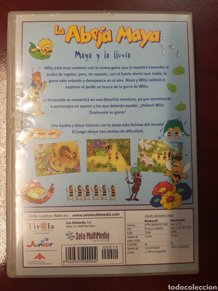 Videojuegos y consolas: La abeja maya Maya y la lluvia Cd-Rom Juego Pc - Foto 2