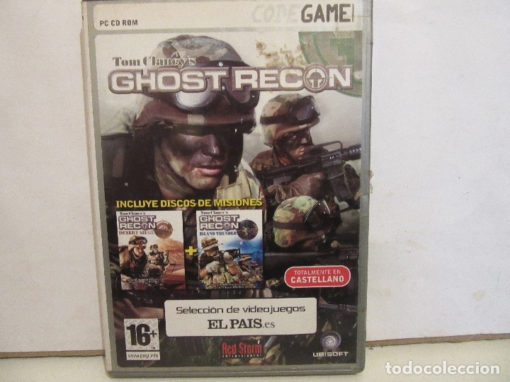 Videojuegos y consolas: Tom Clancy&acute;s Ghost Recon - 3 x CD - PC - Castellano - 2002 - VG/VG+ - Foto 1
