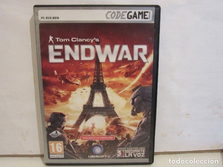 Videojuegos y consolas: Tom Clancys EndWar - PC - DVD - Castellano - 2009 - EX+/VG - Foto 1