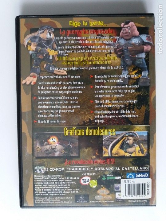 Videojuegos y consolas: S.W.I.N.E. ZETA GAMES. 2001. - Foto 2