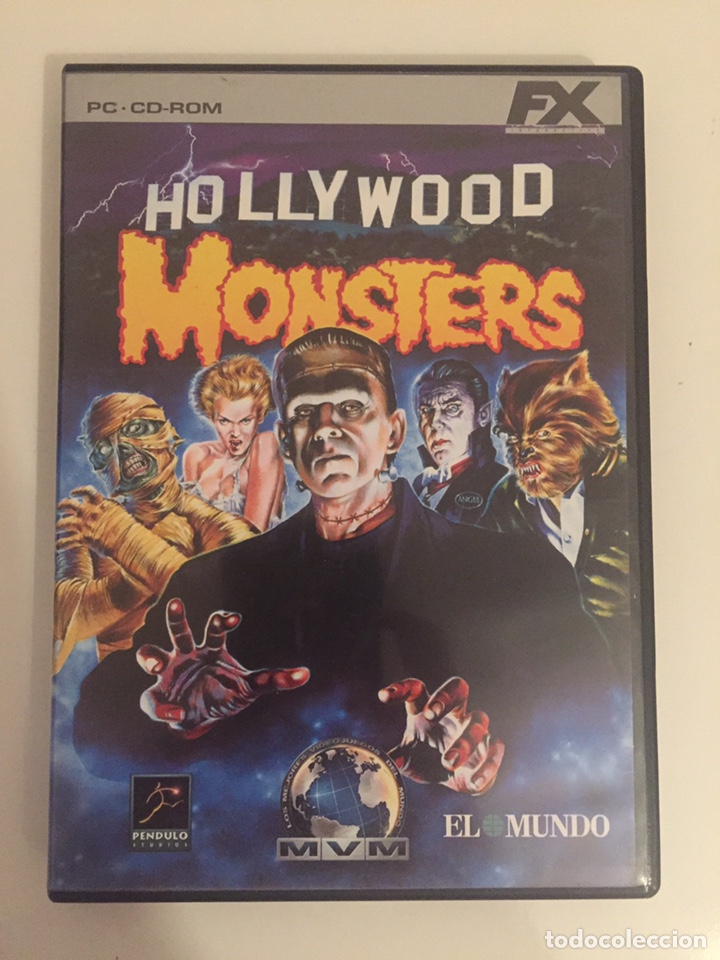 Videojuegos y consolas: HOLLYWOOD MONSTERS/JUEGO PC - Foto 1