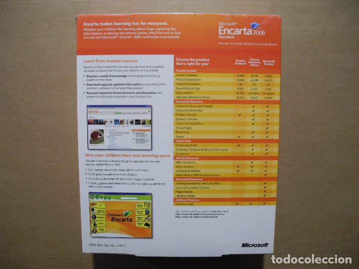 Videojuegos y consolas: Microsoft Encarta 2006 Standard. Precintado. (en ingl&eacute;s) - Foto 2