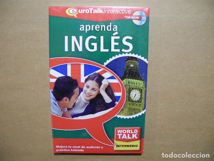 Videojuegos y consolas: Aprenda Ingl&eacute;s. EuroTalk interactive CD-ROM Talk Now Intermedio. Precintado - Foto 1