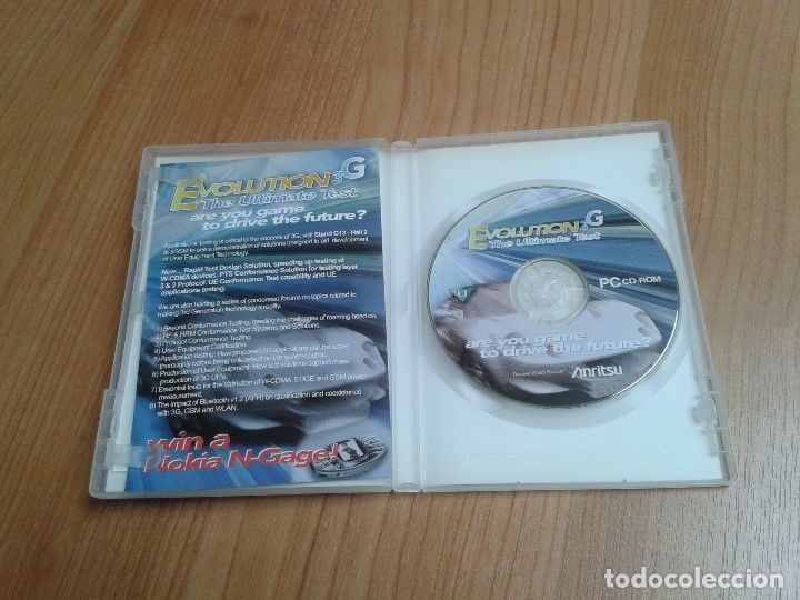 Videojuegos y consolas: Evolution 3G -- The Ultimate Test -- PC -- Cd-Rom -- Anritsu - Foto 2