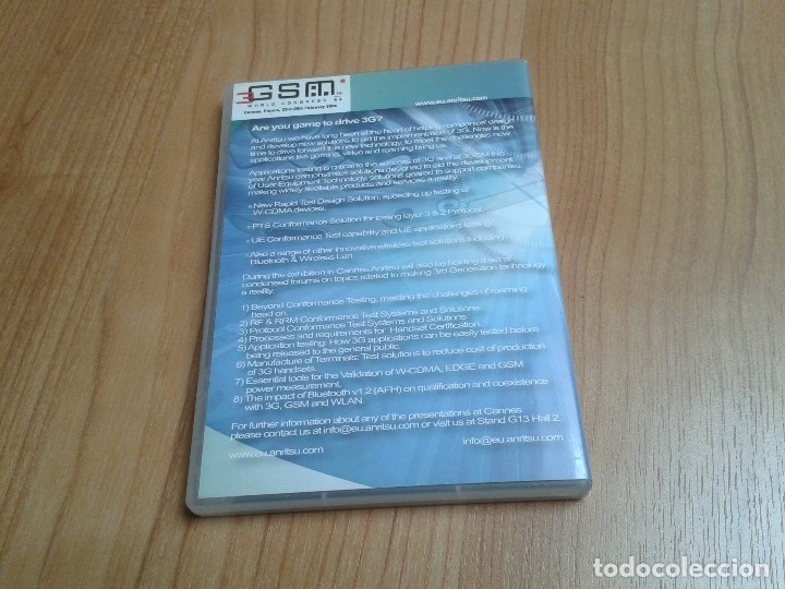Videojuegos y consolas: Evolution 3G -- The Ultimate Test -- PC -- Cd-Rom -- Anritsu - Foto 3