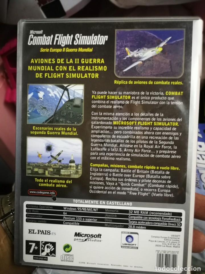 Videojuegos y consolas: JUEGO PC COMBAT FLIGHT SIMULATOR - Foto 2