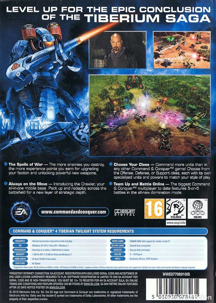 Videojuegos y consolas: Command & Conquer 4. Tiberian Twilight. PC. EA - Foto 2