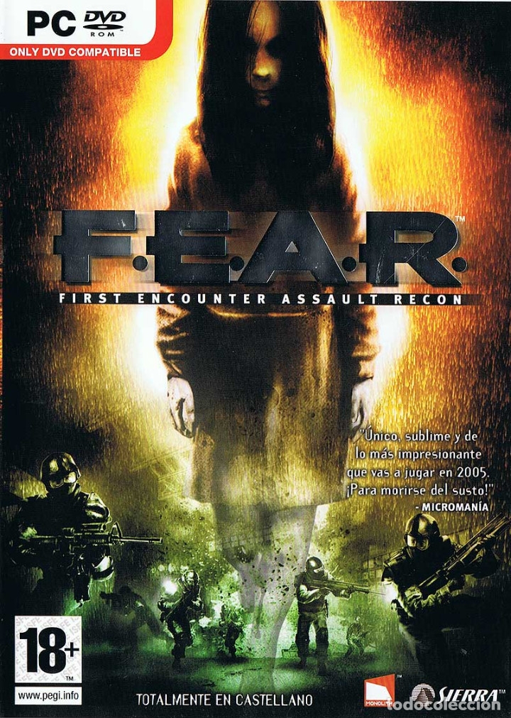 Videojuegos y consolas: Fear. First Encounter Assault Recon. PC. Sierra - Foto 1