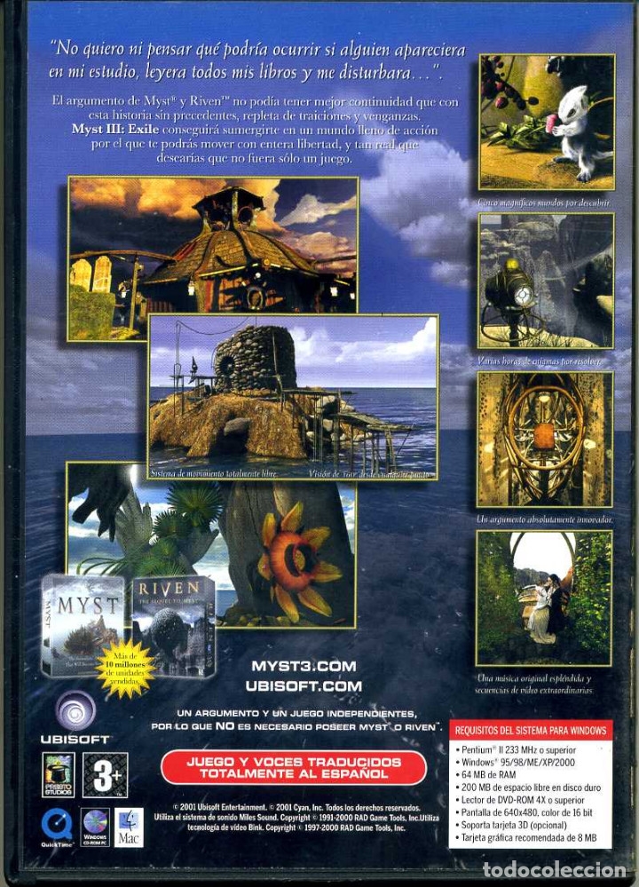Videojuegos y consolas: juego PC MYST III - Foto 2