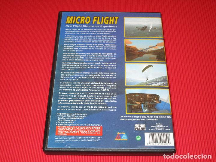 Videojuegos y consolas: MICRO FLIGHT ( NEW FLIGHT SIMULATION EXPERIENCE ) - PC CD-ROM - FRIEND WARE - SIMULADOR DE VUELO - Foto 3