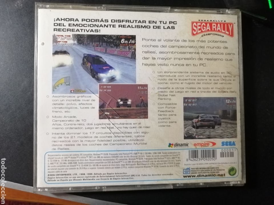 Videojuegos y consolas: Juego Sega Rally para PC - Foto 2