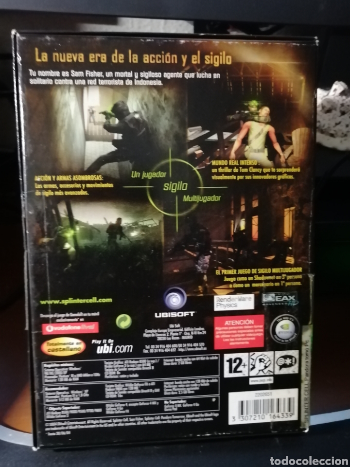 Videojuegos y consolas: Juego en caja Splinter Cell Pandora Tomorrow para PC - Foto 2