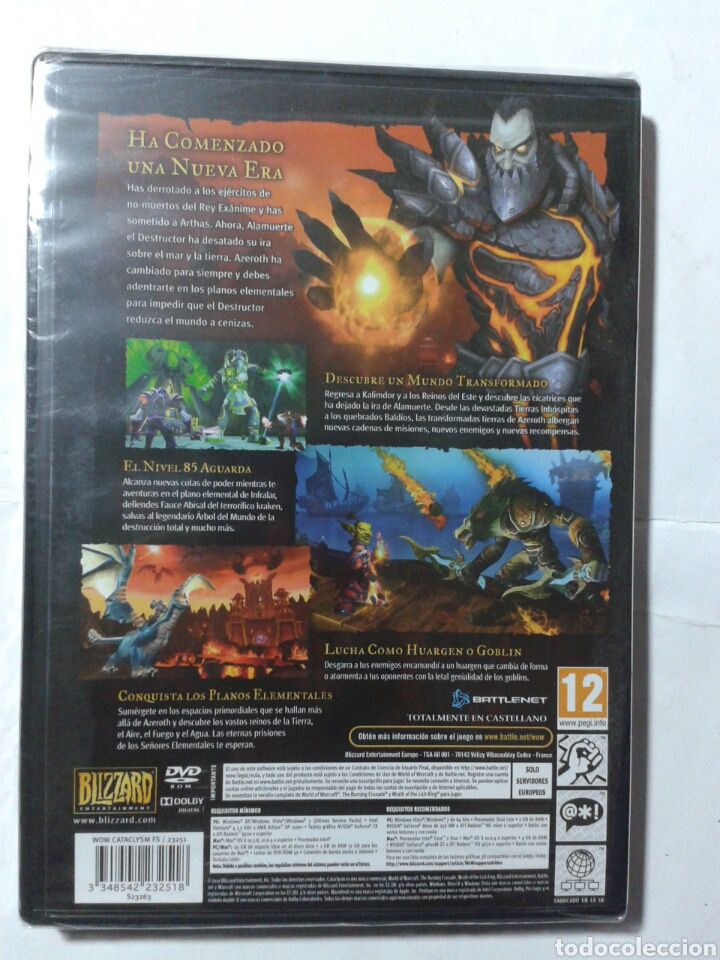 Videojuegos y consolas: WORLD OF WARCRAFT - CATACLYSM - NUEVO - Foto 2