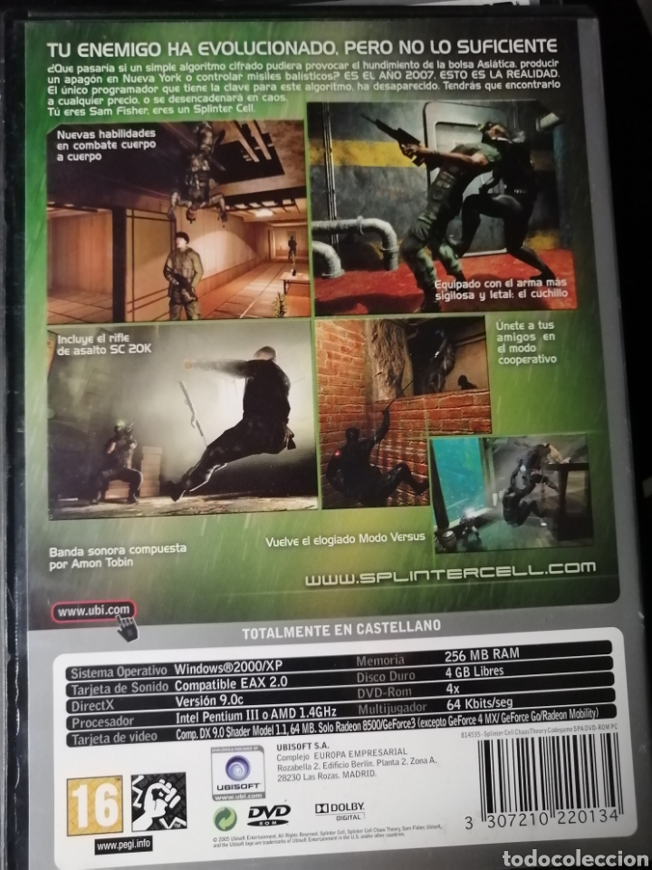 Videojuegos y consolas: Juego Splinter Cell Chaos Theory - Foto 2