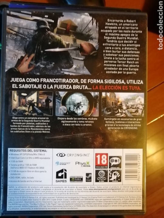 Videojuegos y consolas: Juego Enemy Front para PC - Foto 2