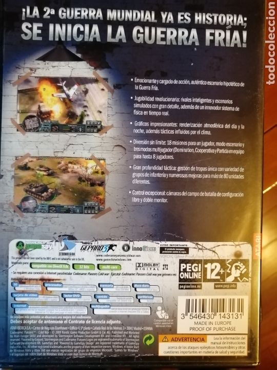 Videojuegos y consolas: Juego Codename Panzers Cold War para PC - Foto 2