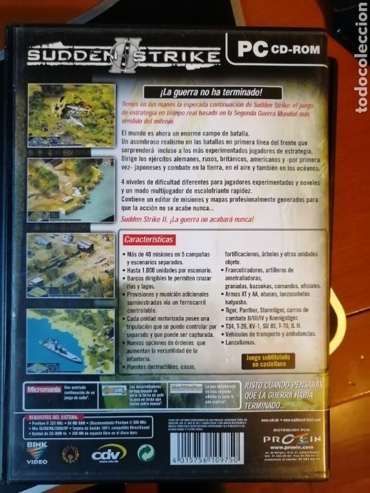 Videojuegos y consolas: Juego Sudden Strike II para PC - Foto 2