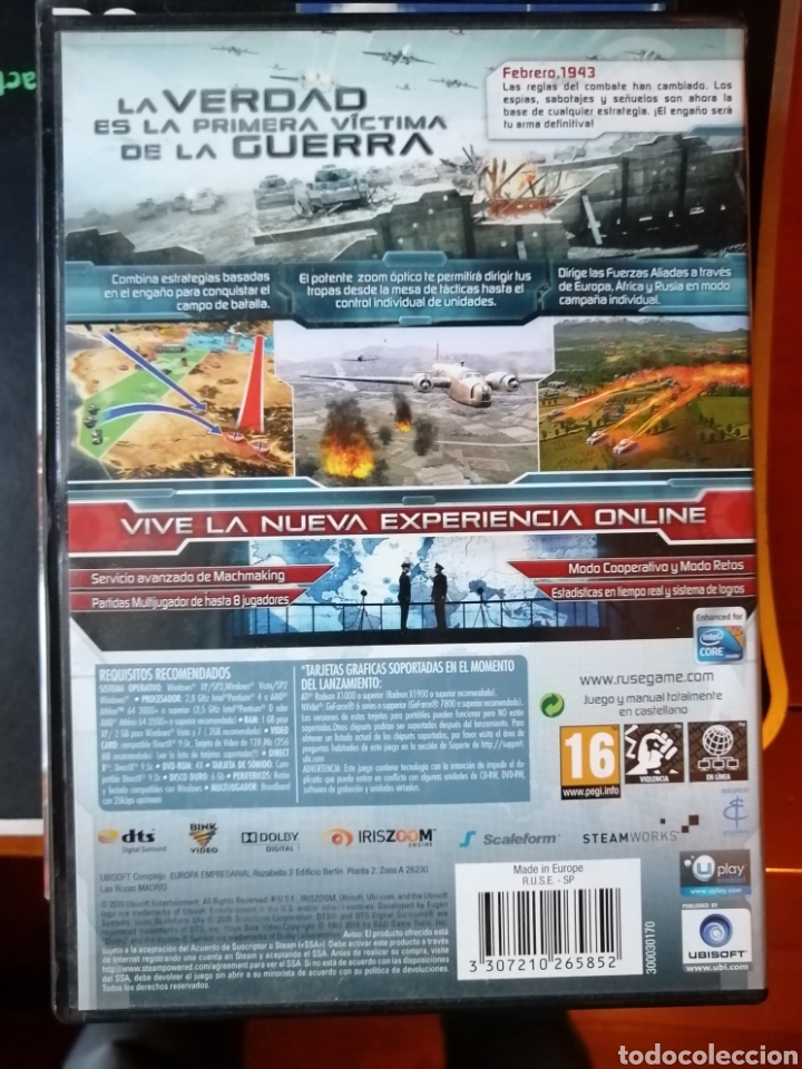 Videojuegos y consolas: Juego RUSE para PC - Foto 2
