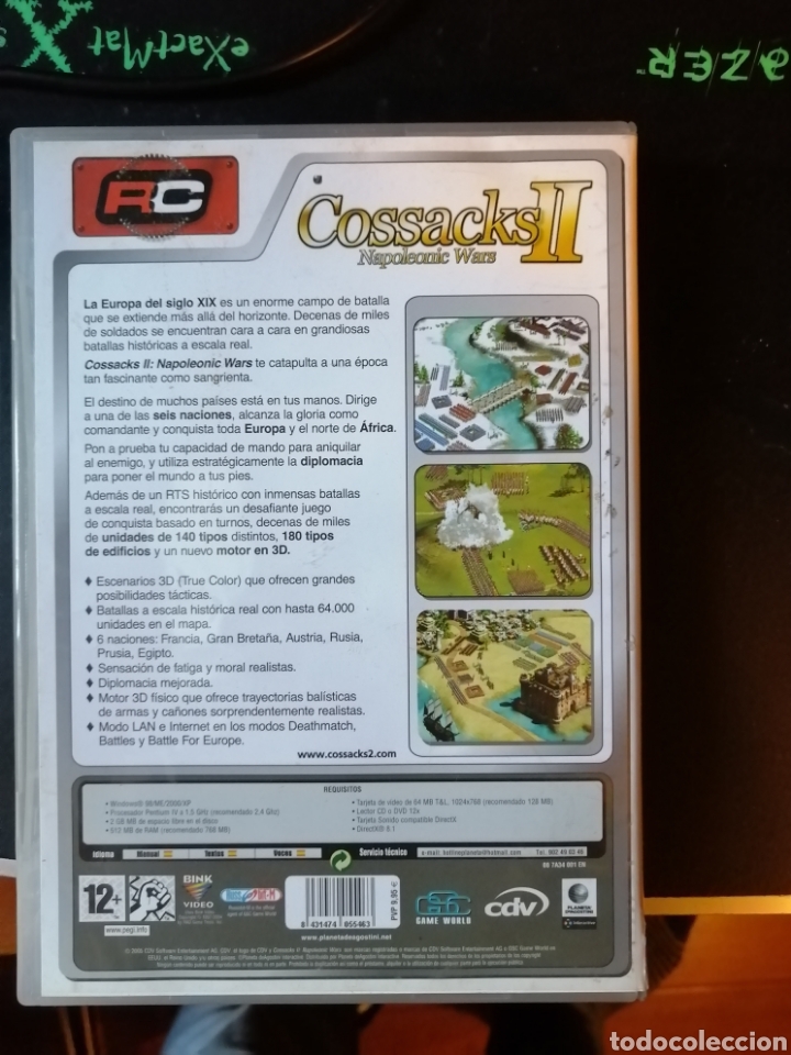 Videojuegos y consolas: Juego Cossacks II Napoleonic Wars para PC - Foto 2