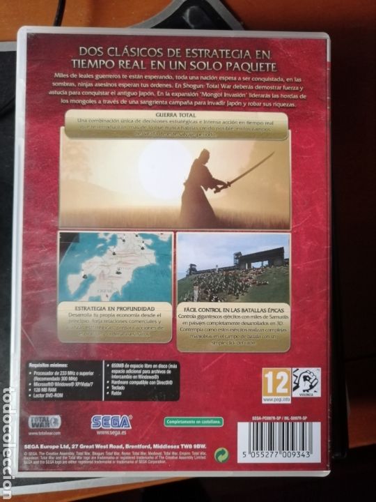Videojuegos y consolas: Juego Shogun Total War Gold Edition para PC - Foto 2
