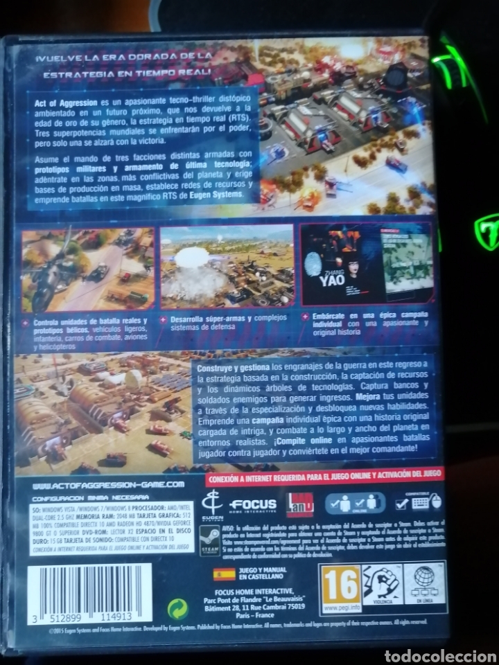 Videojuegos y consolas: Juego Act of Aggression para PC - Foto 2