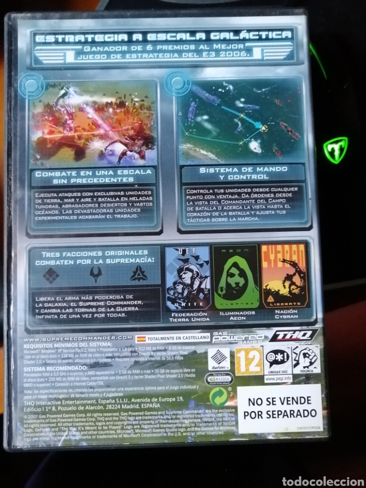 Videojuegos y consolas: Juego Supreme Commander para PC - Foto 2