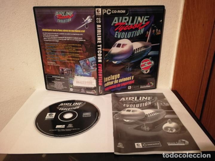 Videojuegos y consolas: CD ROM ORIGINAL - AIRLINE EVOLUTION TYCOON AVIONES - JUEGO PC - GAME - Foto 1