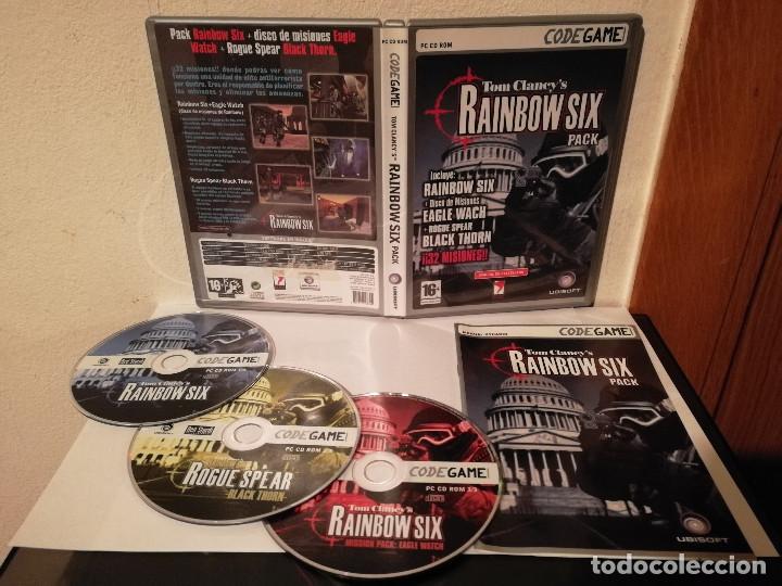 Videojuegos y consolas: CD ROM ORIGINAL - Tom Clancys Rainbow Six Pack - JUEGO PC - GAME - Foto 1